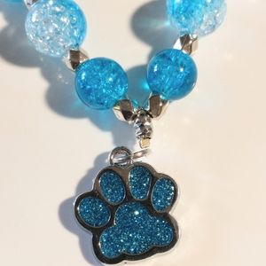 Paw print necklace